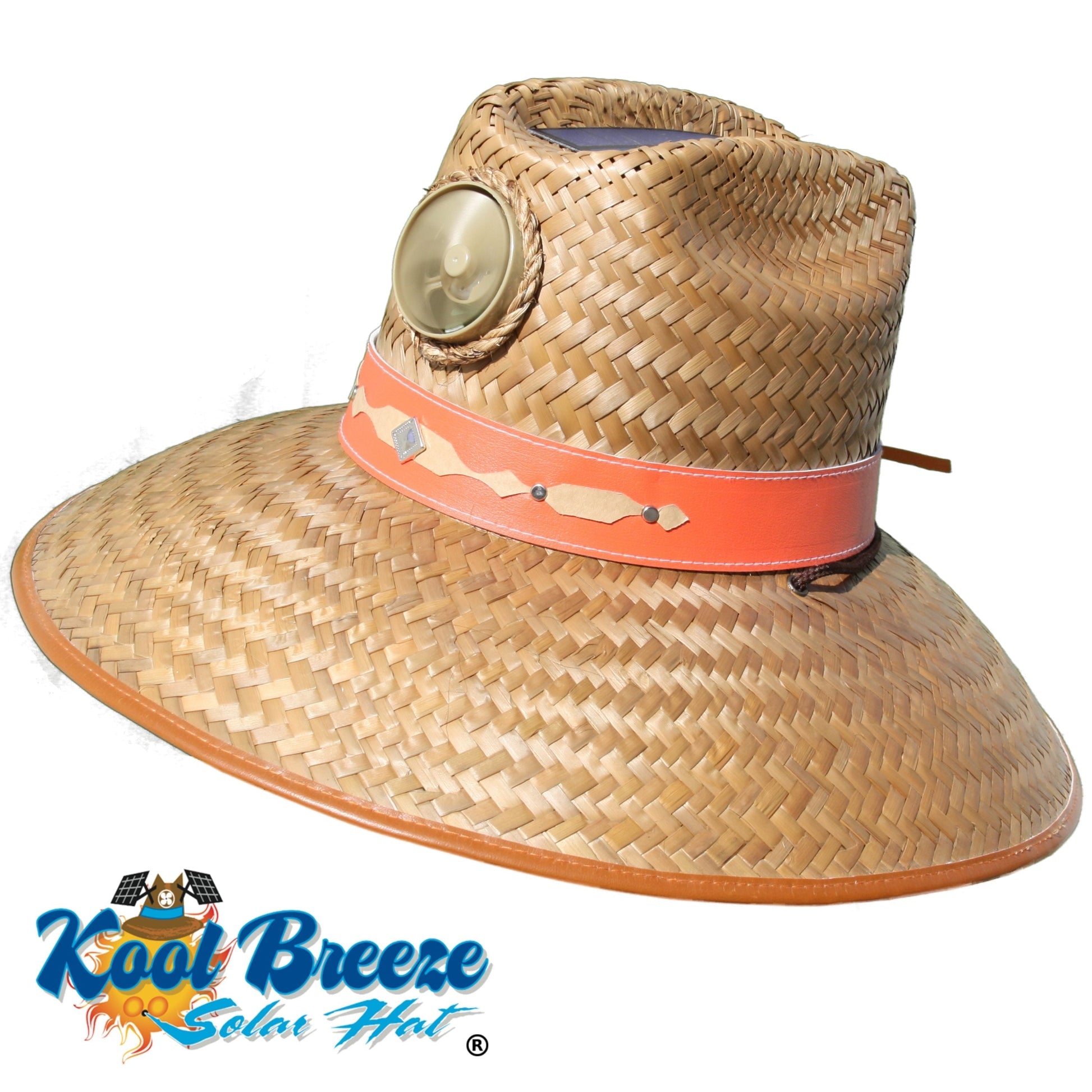 Kool Breeze Solar Lady's Thurman Straw Hat (Band) – Kool Breeze Solar Hats