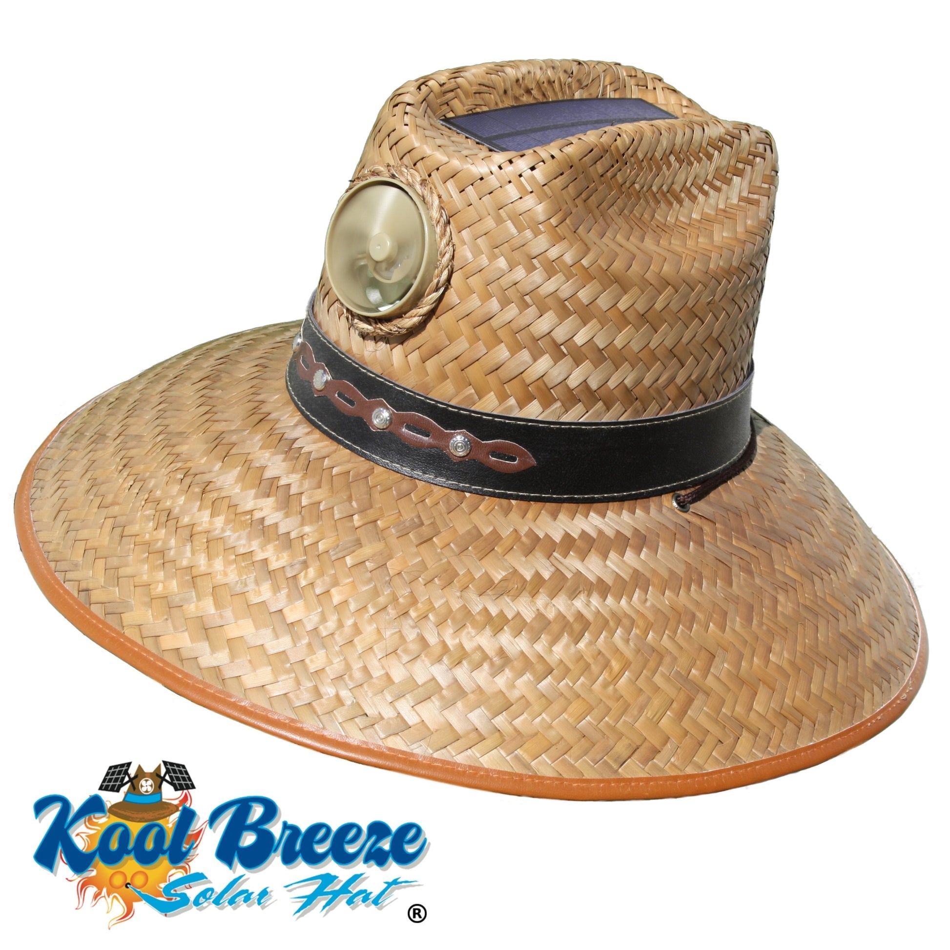 Kool Breeze Solar Men's Thurman Straw Hat (Band) – Kool Breeze Solar Hats