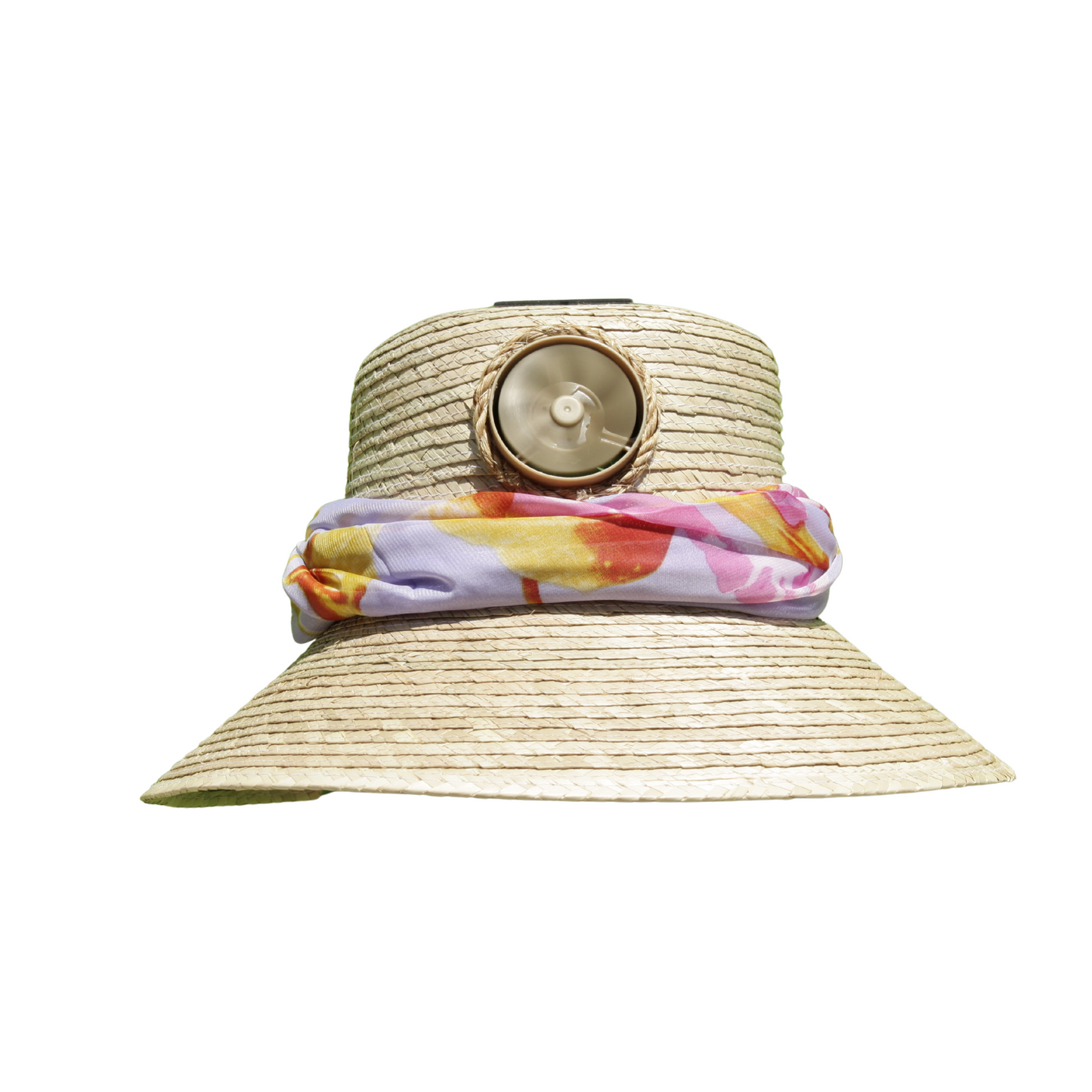 Hadi with Scarf Solar Hat for Women - Sun Hat with Fan