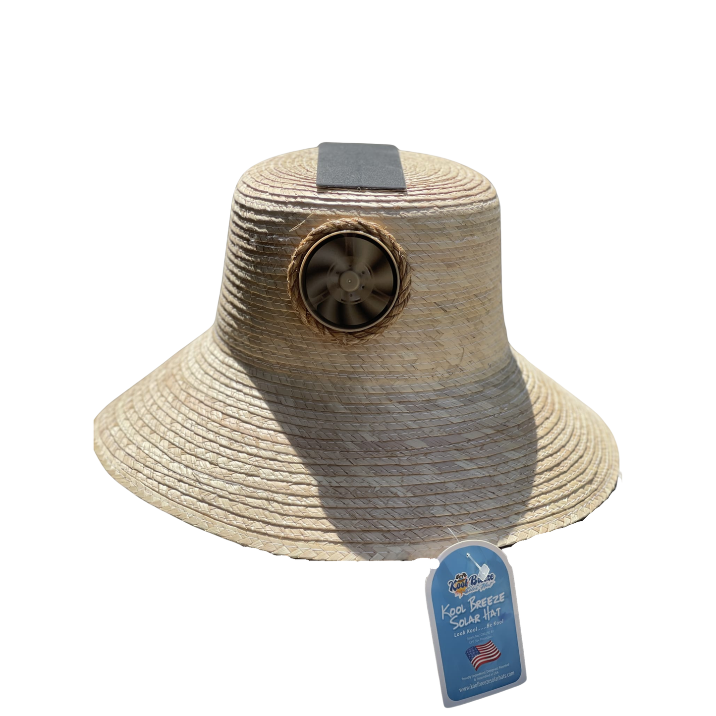 Plain Hadi Solar Hat - Sun Hat with Fan