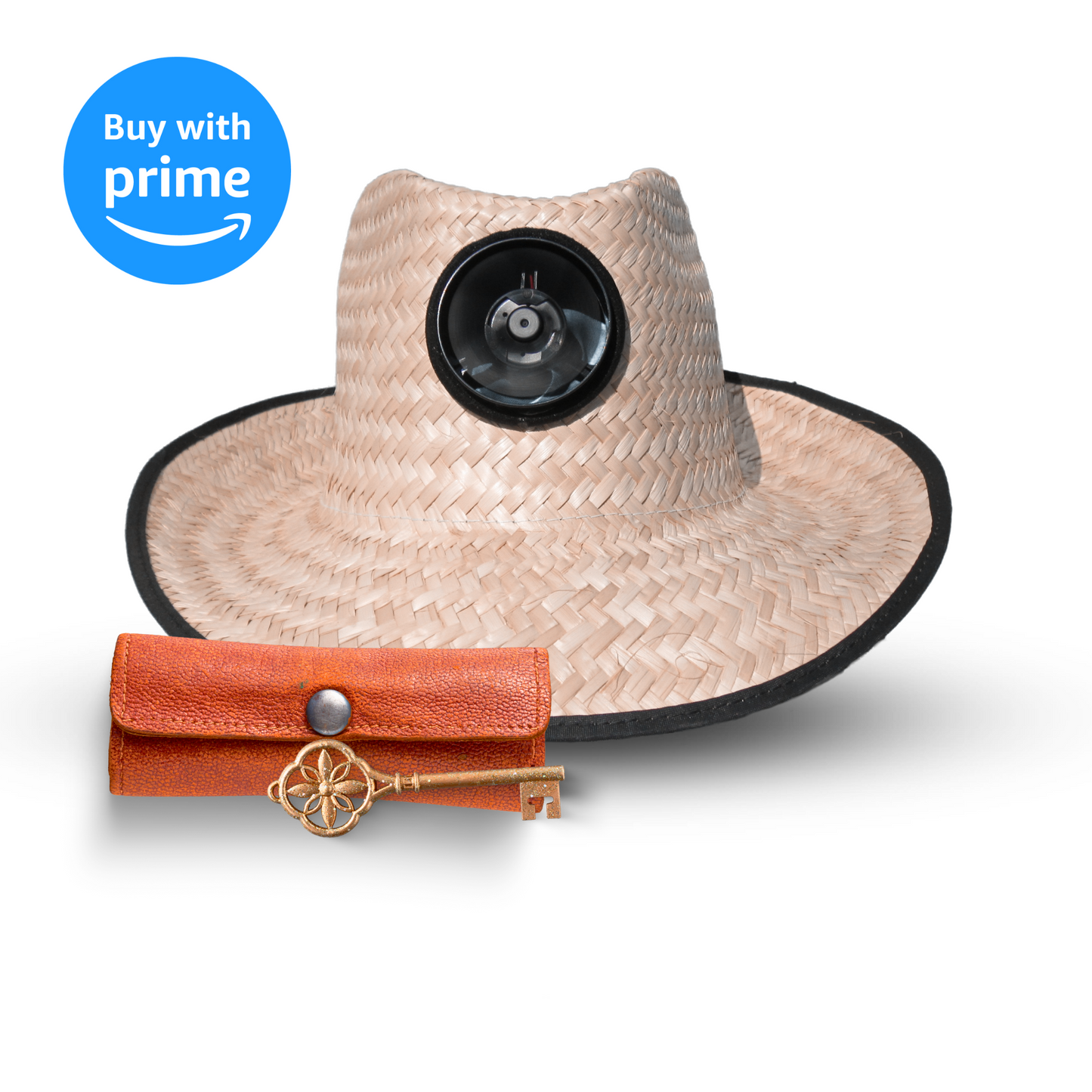 KOOL BREEZE SOLAR HAT for Men- Straw Hat Men's Brown Fedora Brown Under -  Sun Hat with Solar Panel and Built-in Fan, Brown, One Size : :  Clothing, Shoes & Accessories