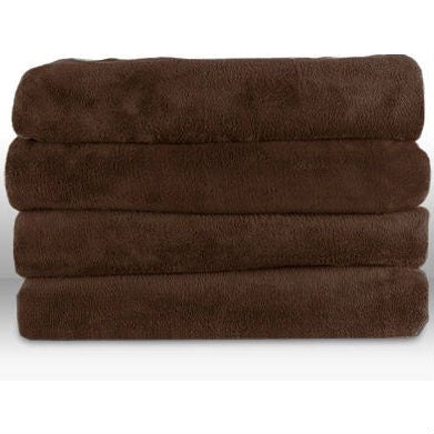 Walnut Brown Heated Microplush Throw Blanket – Soft and Cozy Electric Warmth