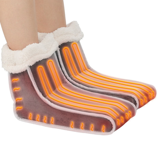 Vevor Split Electric Foot Warmer – 6-Level Heating Slippers with Timer