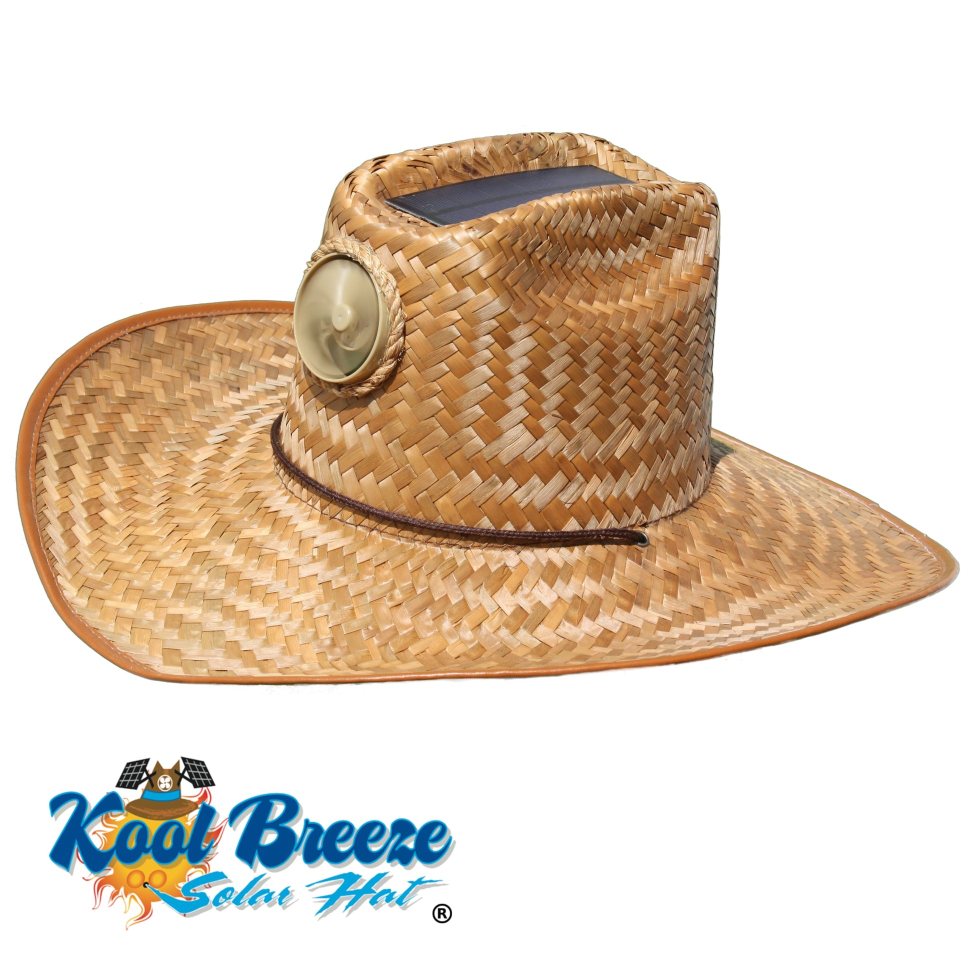 Mens Kool Breeze Solar Gentlemens Brown Hat 
