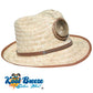 Fedora Natural Solar Straw Hat w. Band