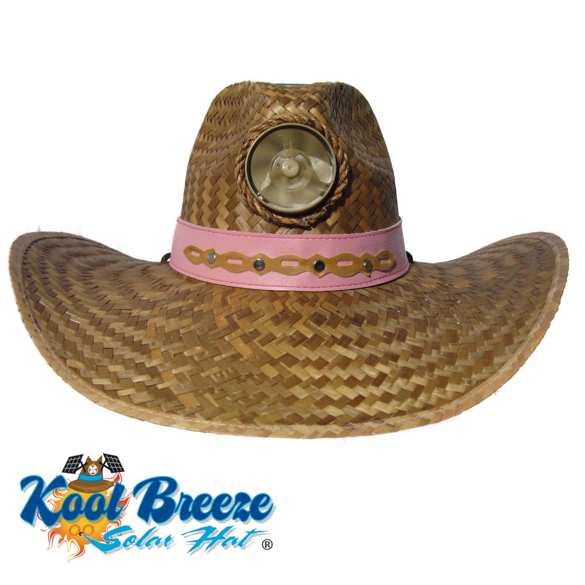 Lady's Gentlemen Brown with Band Solar Hat