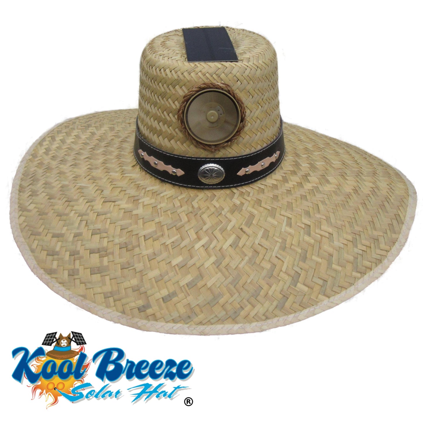 Men's Gardener with Band Solar Hat - Sun Hat with Fan, One Size