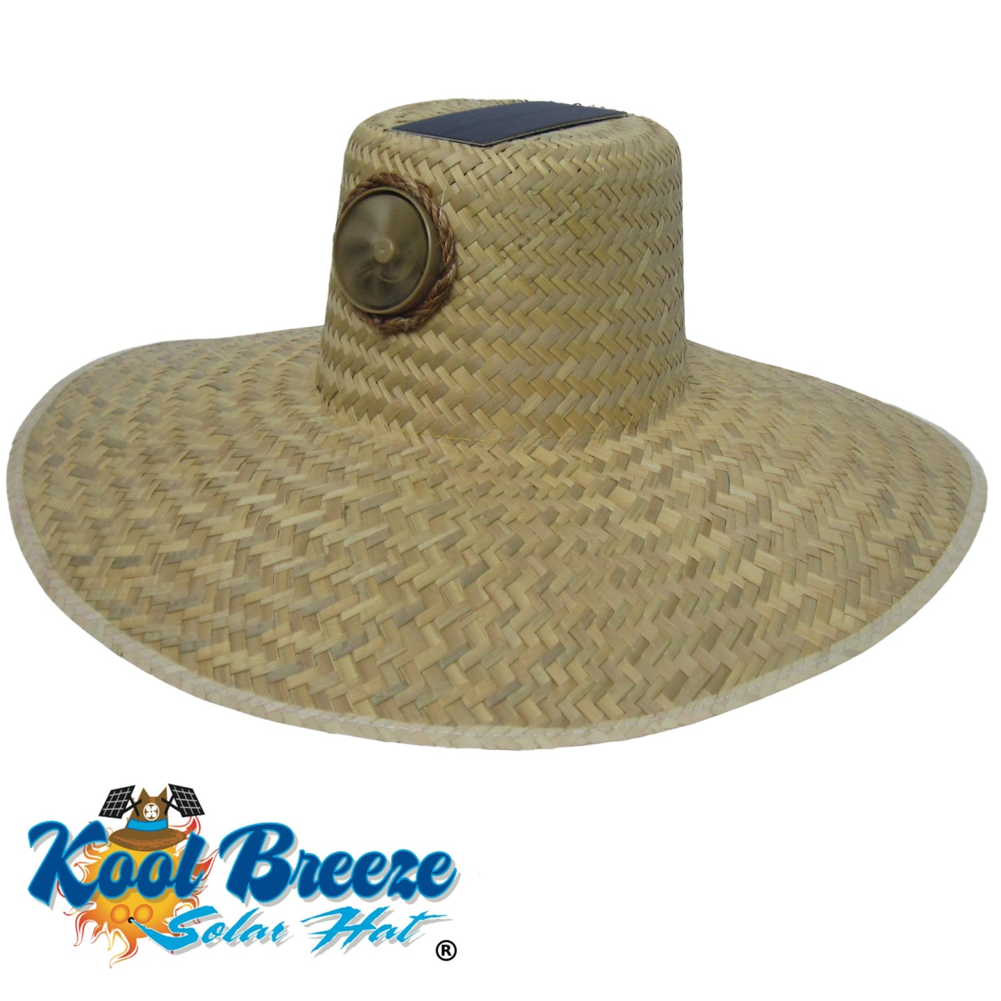 Kool Breeze Solar Plain Gardener Straw Hat – Kool Breeze Solar Hats