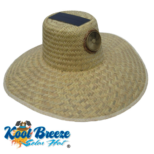 Face hot? Maybe you should have a solar-powered fan built into the brim of  your hat