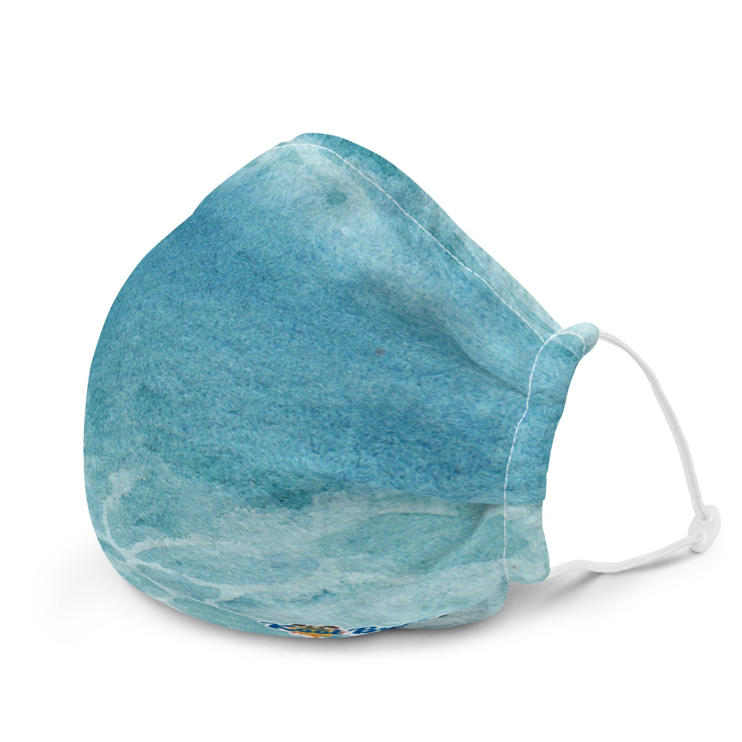 Kool Breeze "Beach Waves" Premium Face Mask